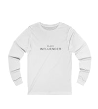 Load image into Gallery viewer, The Black Influencer Unisex Long Sleeve Tee